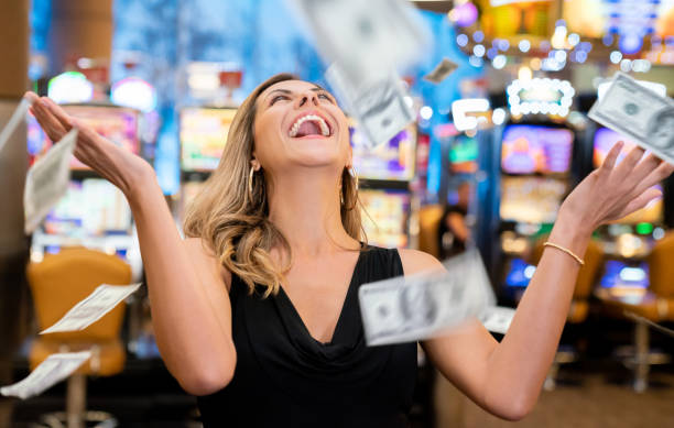 Live dealer at The Great Icescape managing a Blackjack table with player interface visible